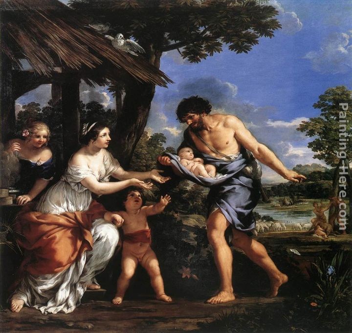 Pietro da Cortona Romulus and Remus Given Shelter by Faustulus